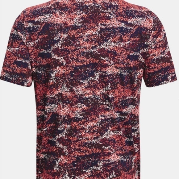 Under Armour Men's ISO Chill Edge Golf Polo, Midnight Navy/Venom Red Size - Picture 5 of 9